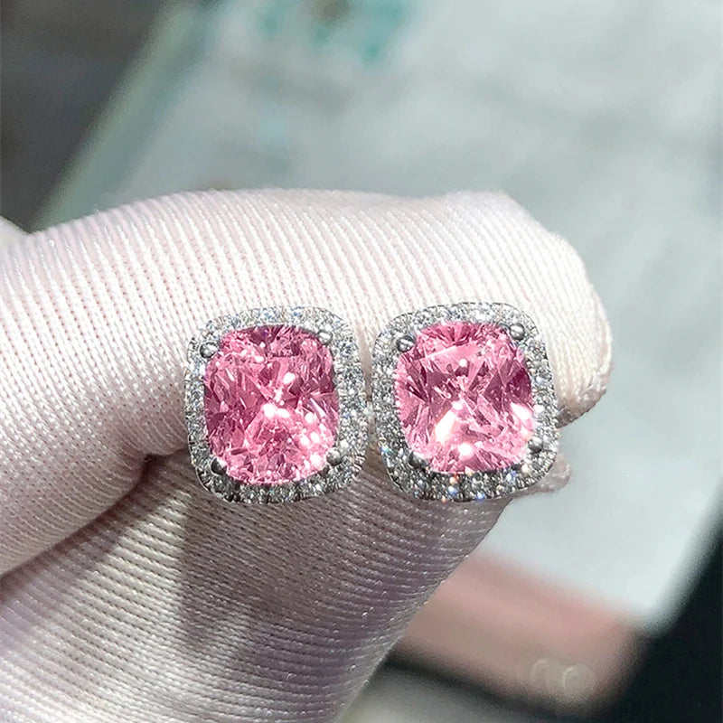 Luxury Sparkling Zircon Earrings
