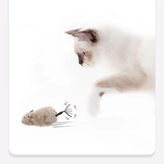 Ratinho de Peluche Interativo para Gatos