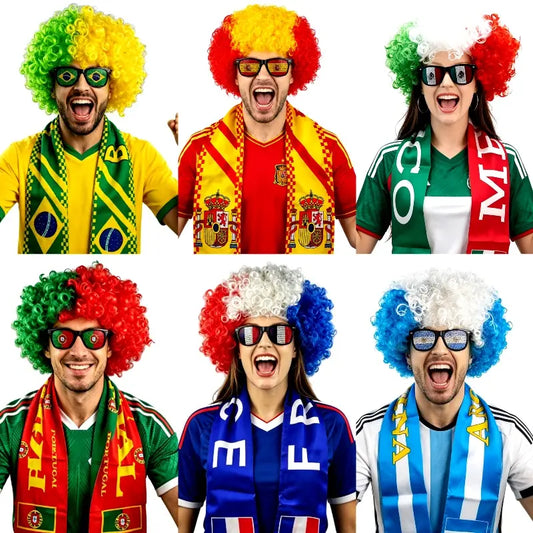World Cup 2026 Fan Wig