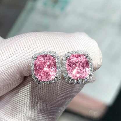 Brincos Luxo com Zircónias Brilhantes