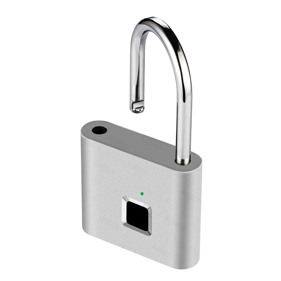 Cadeado Biométrico KERUI – Fingerprint Smart Lock Sem Chave