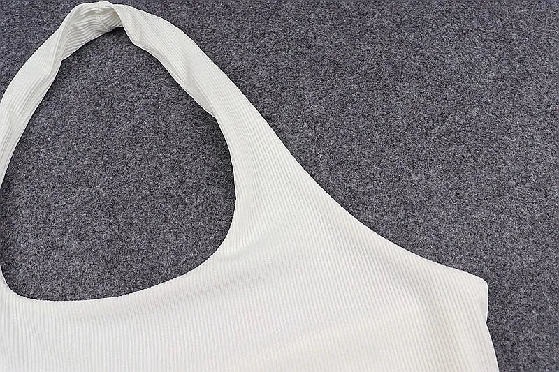 Top Cropped Costas Abertas para Mulher