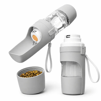 2-in-1 Portable Water Bottle for Dogs & Cats