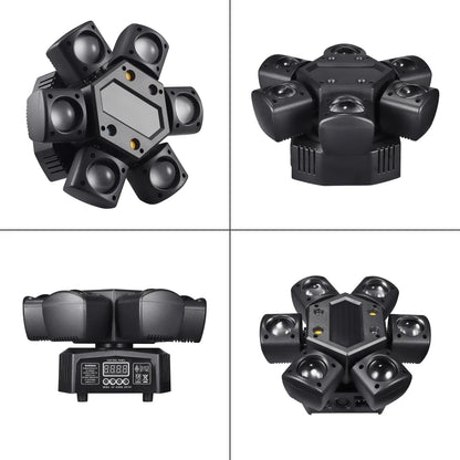 80W RGB LED Moving Head Beam Light – Efeito de Palco Profissional DJ