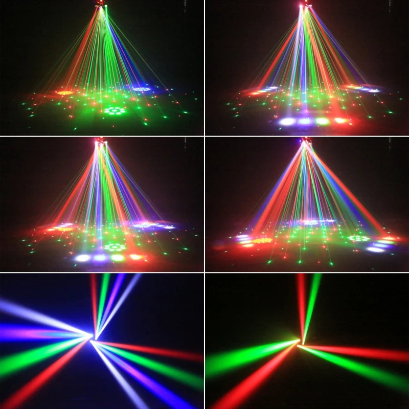 80W RGB LED Moving Head Beam Light – Efeito de Palco Profissional DJ