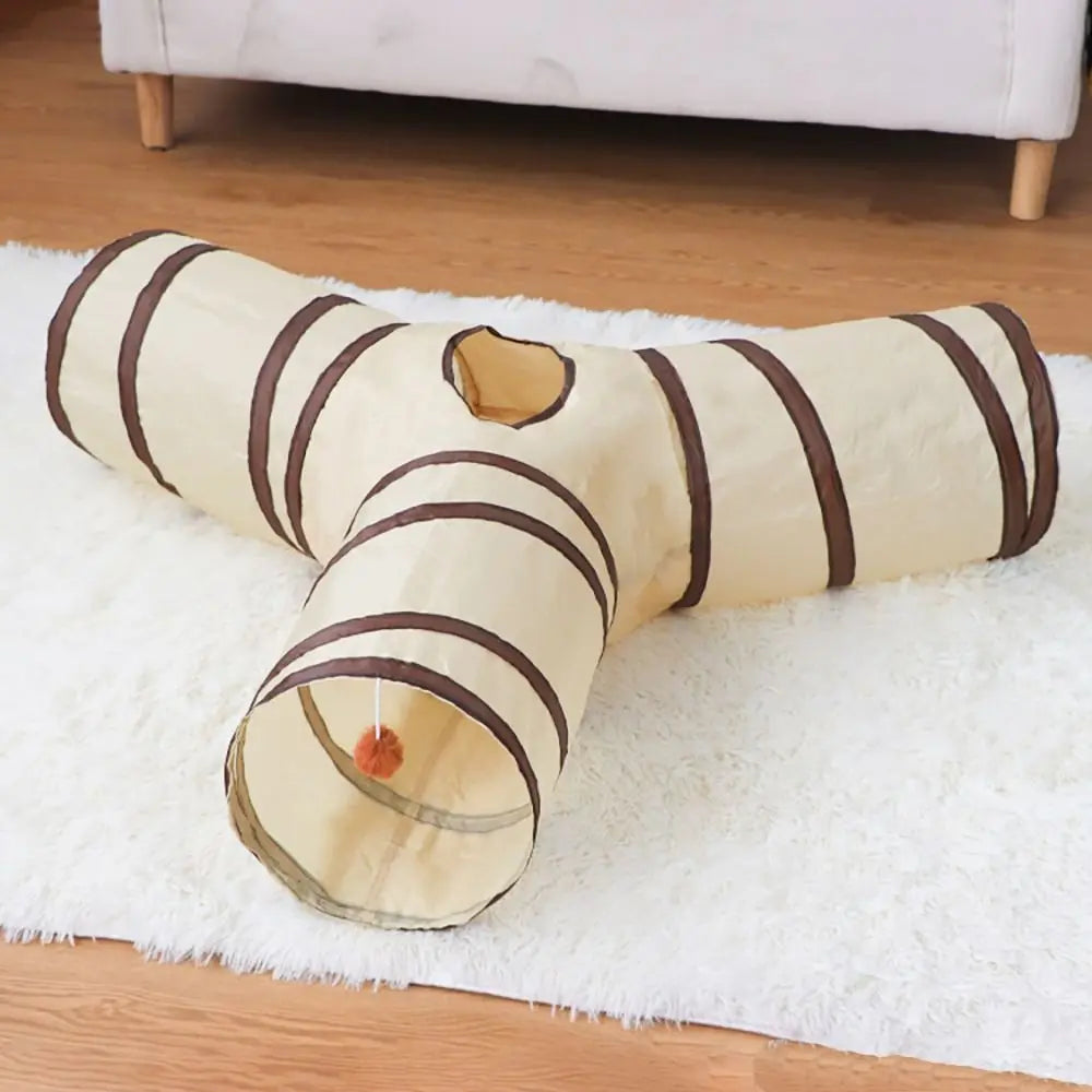 Túnel Interativo para Gatos Dobrável