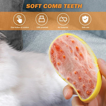 Escova a Vapor para Gatos e Cães