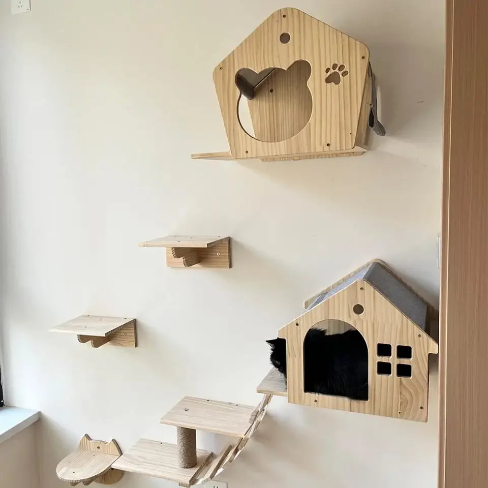 Parque de Escalada Modular para Gatos