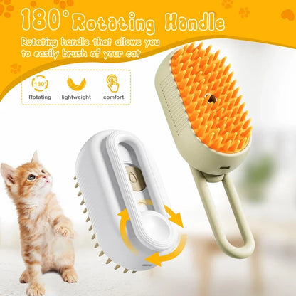 Escova a Vapor para Gatos e Cães