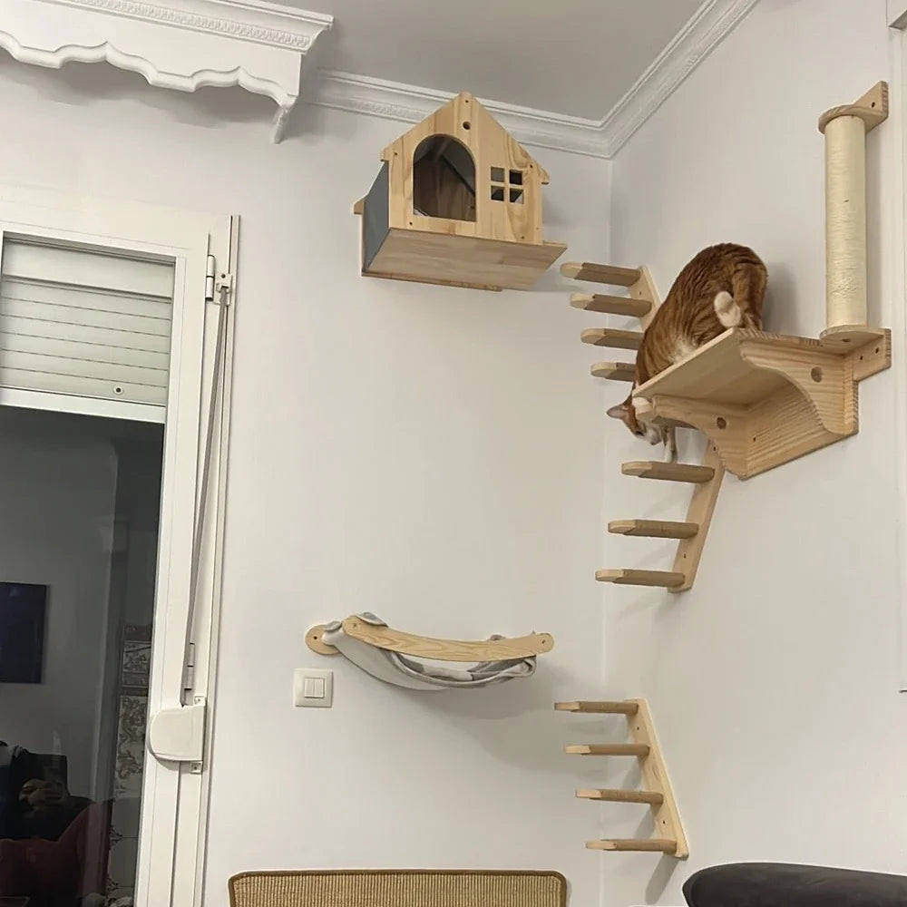 Parque de Escalada Modular para Gatos