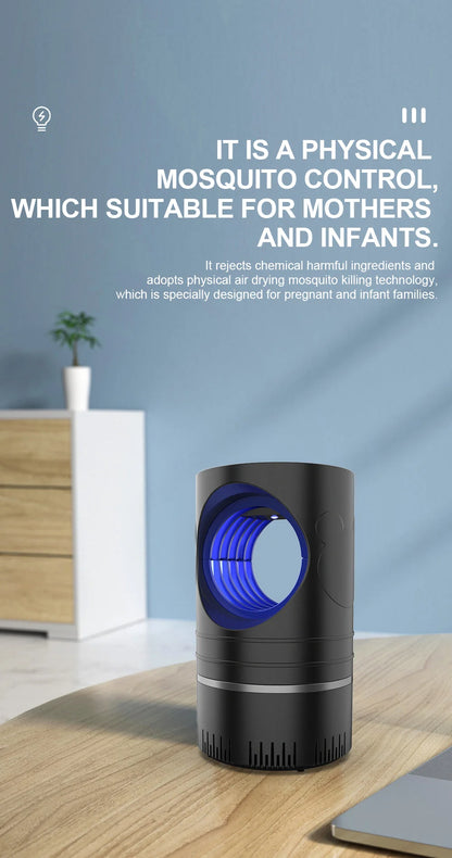 Lâmpada Elétrica Mata Mosquitos USB