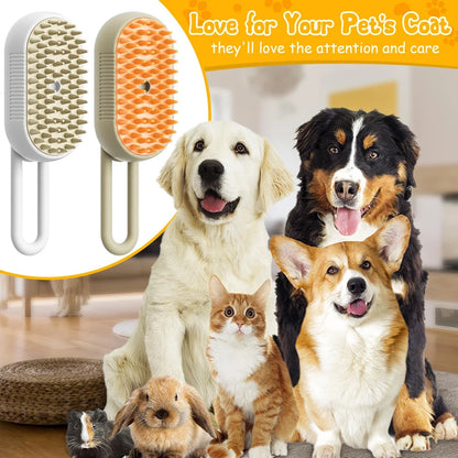 Escova a Vapor para Gatos e Cães