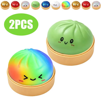 Squishy Mistério Dumpling Arco-Íris
