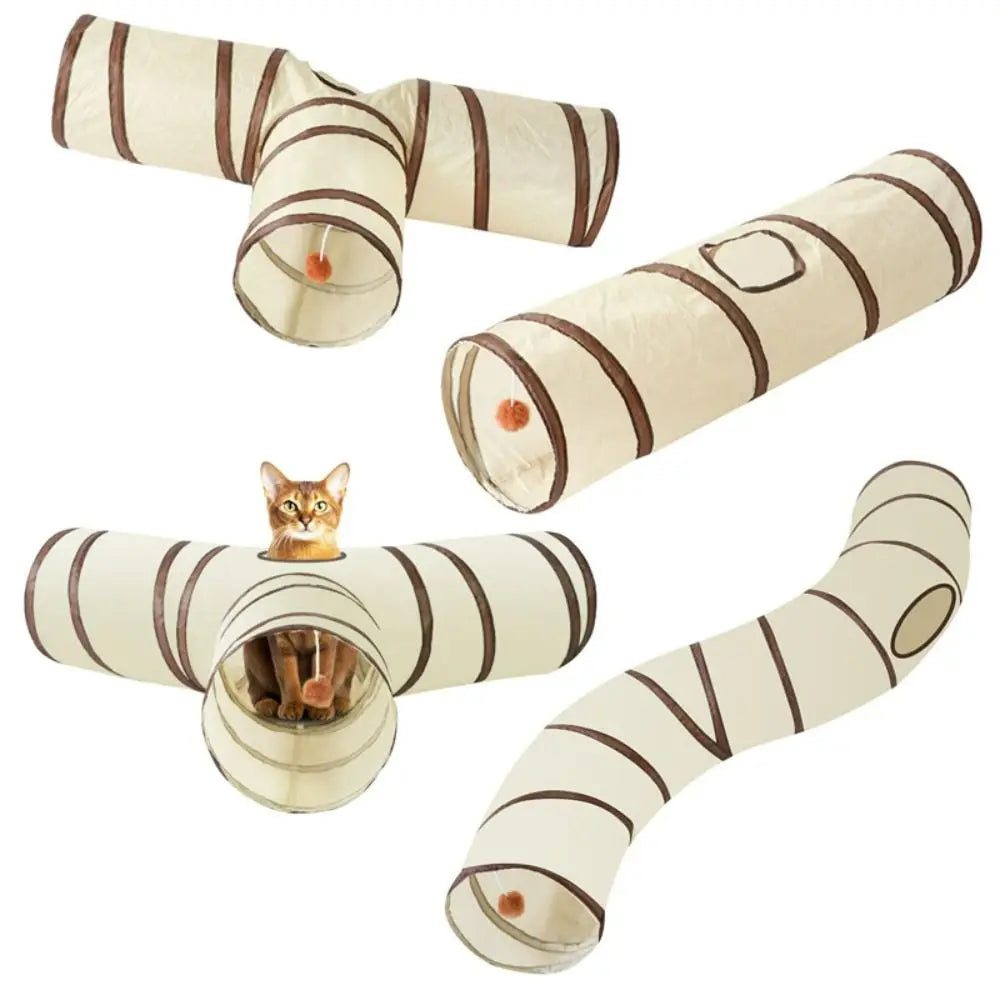 Túnel Interativo para Gatos Dobrável