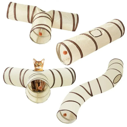Túnel Interativo para Gatos Dobrável