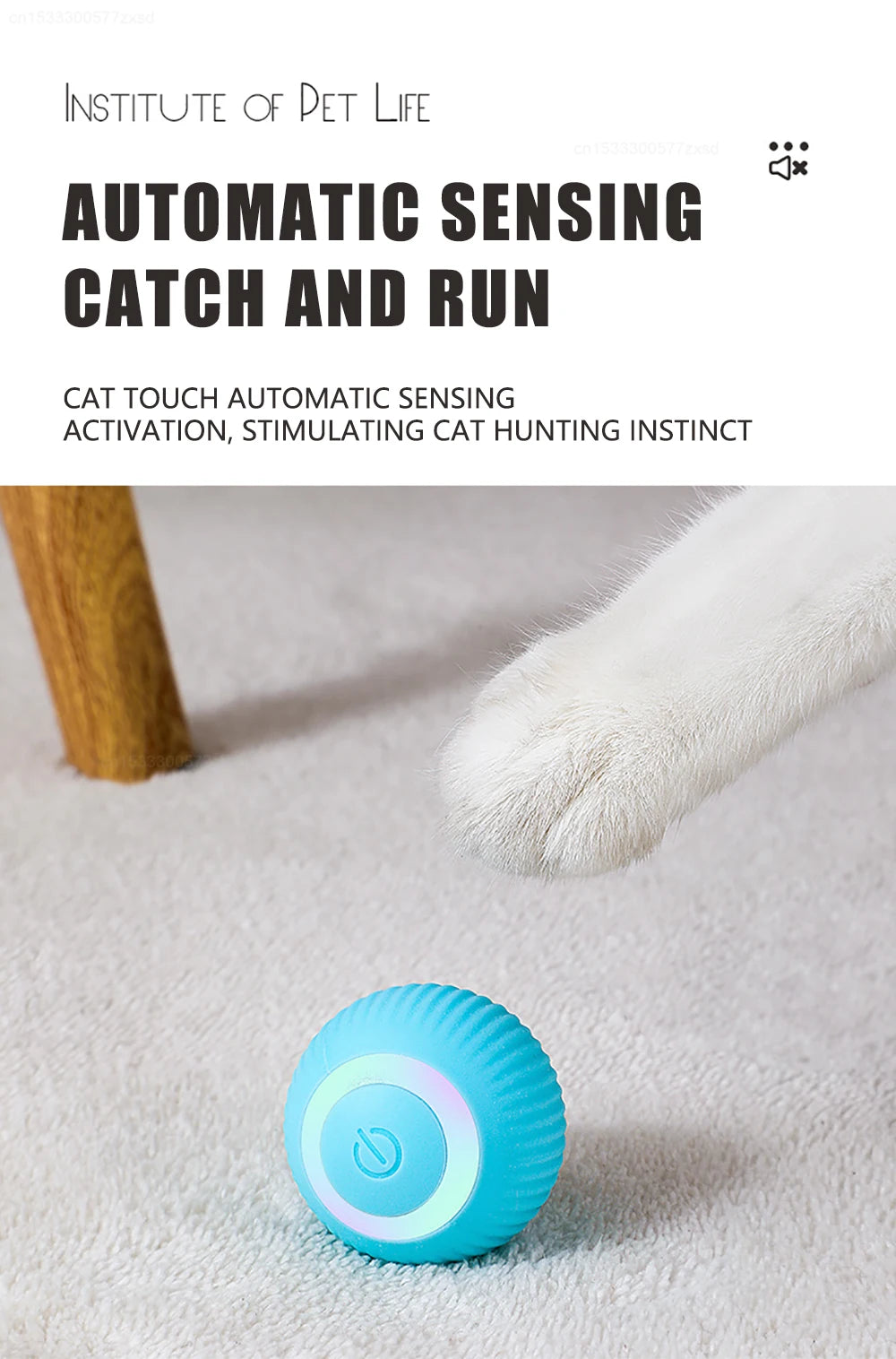 Bola Inteligente Interativa para Gatos
