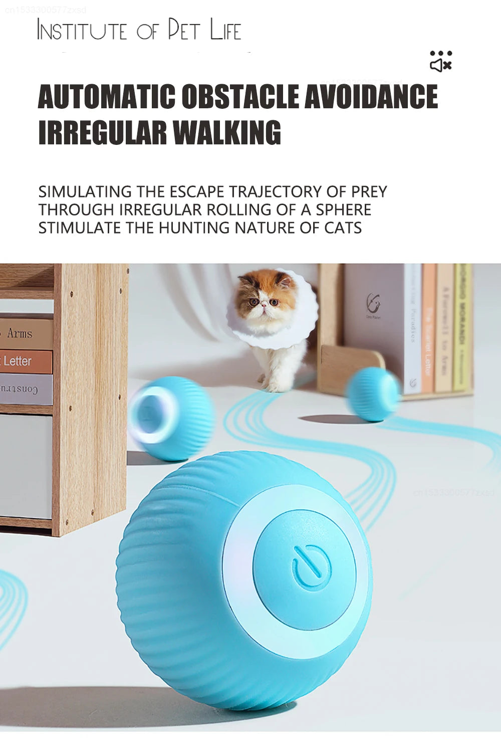 Bola Inteligente Interativa para Gatos