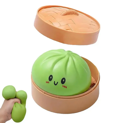Rainbow Mystery Dumpling Squishy