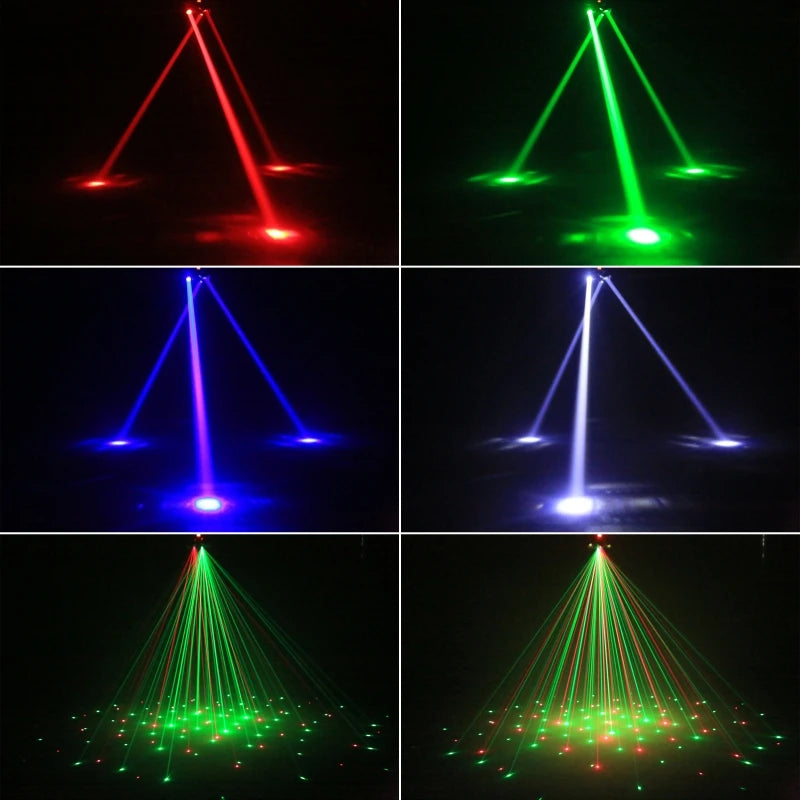80W RGB LED Moving Head Beam Light – Efeito de Palco Profissional DJ