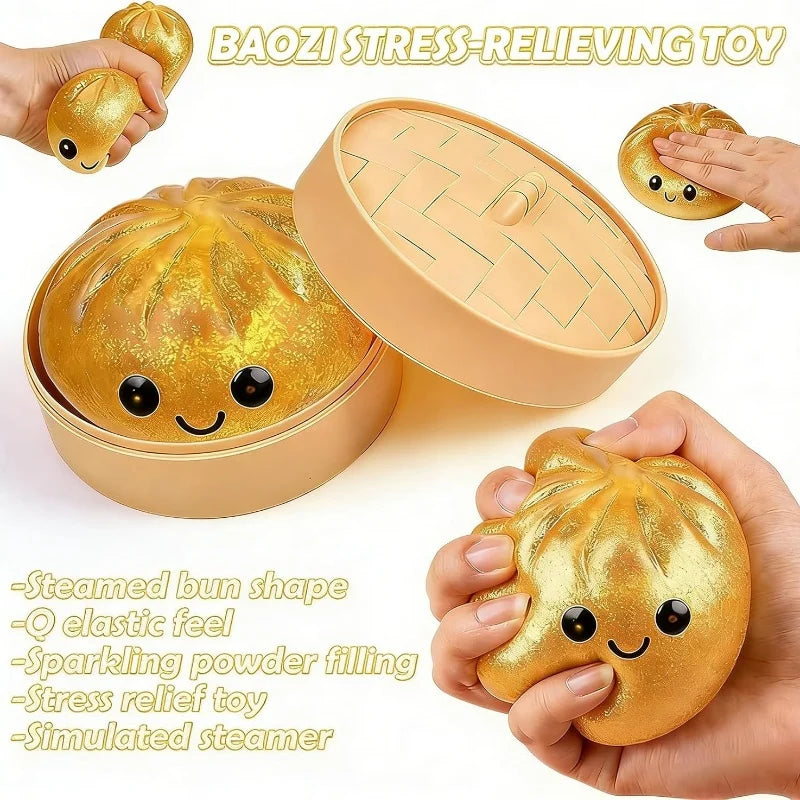 Squishy Mistério Dumpling Arco-Íris