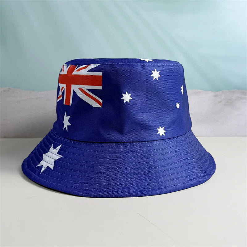 Chapéu Bucket Reversível Bandeira Nacional