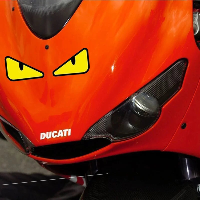 Devil Eyes – Autocolantes Refletivos para Moto e Capacete