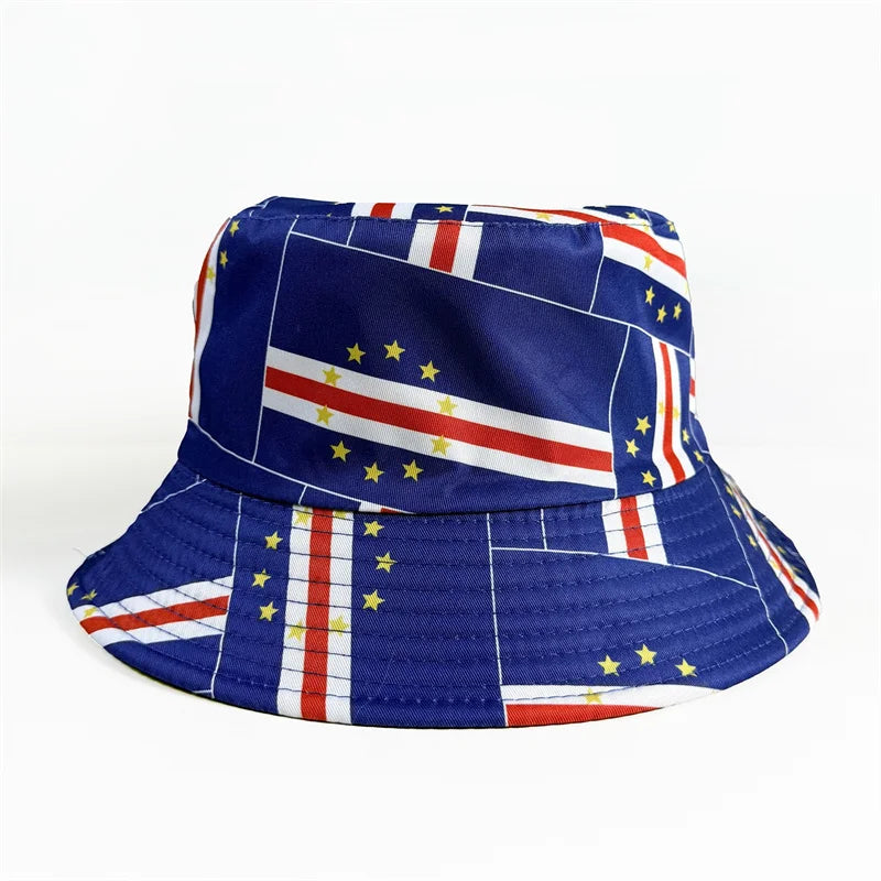 Chapéu Bucket Reversível Bandeira Nacional