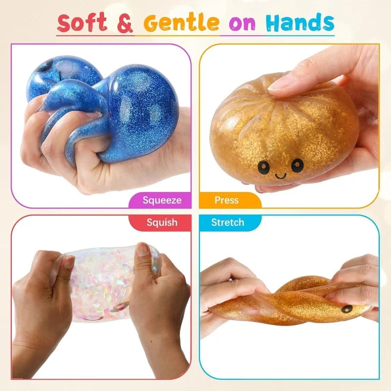 Squishy Mistério Dumpling Arco-Íris