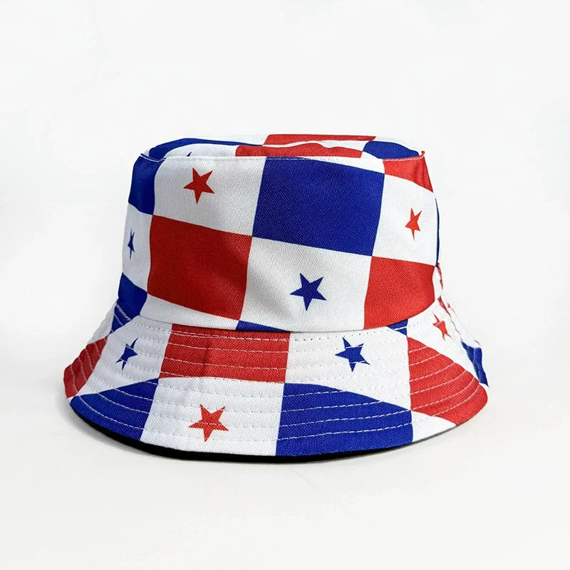 Chapéu Bucket Reversível Bandeira Nacional