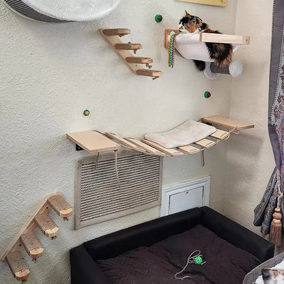 Parque de Escalada Modular para Gatos