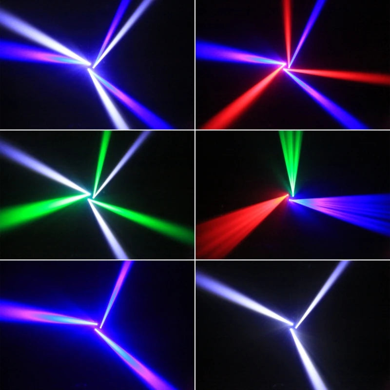 80W RGB LED Moving Head Beam Light – Efeito de Palco Profissional DJ