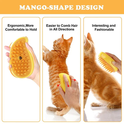 Escova a Vapor para Gatos e Cães