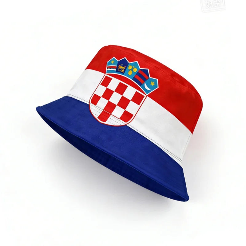 Chapéu Bucket Reversível Bandeira Nacional