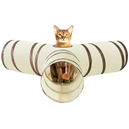 Túnel Interativo para Gatos Dobrável