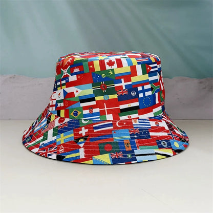 Chapéu Bucket Reversível Bandeira Nacional