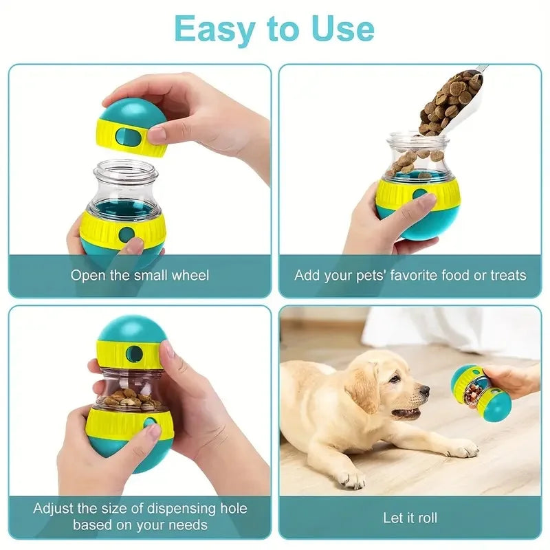 Brinquedo Dispensador de Snacks Interativo para Cães