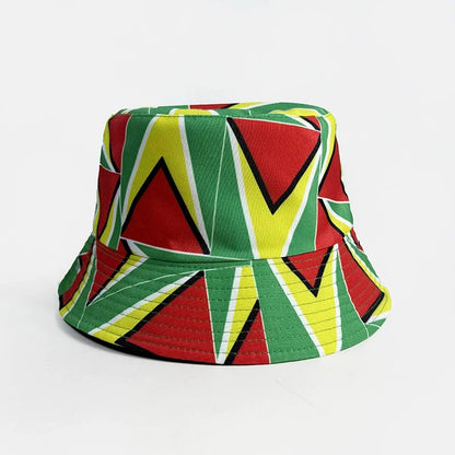 Chapéu Bucket Reversível Bandeira Nacional