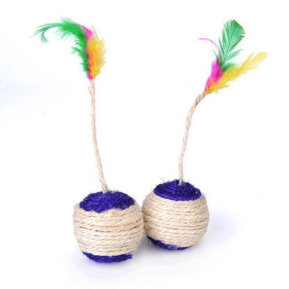 Brinquedo Interativo de Sisal para Gatos