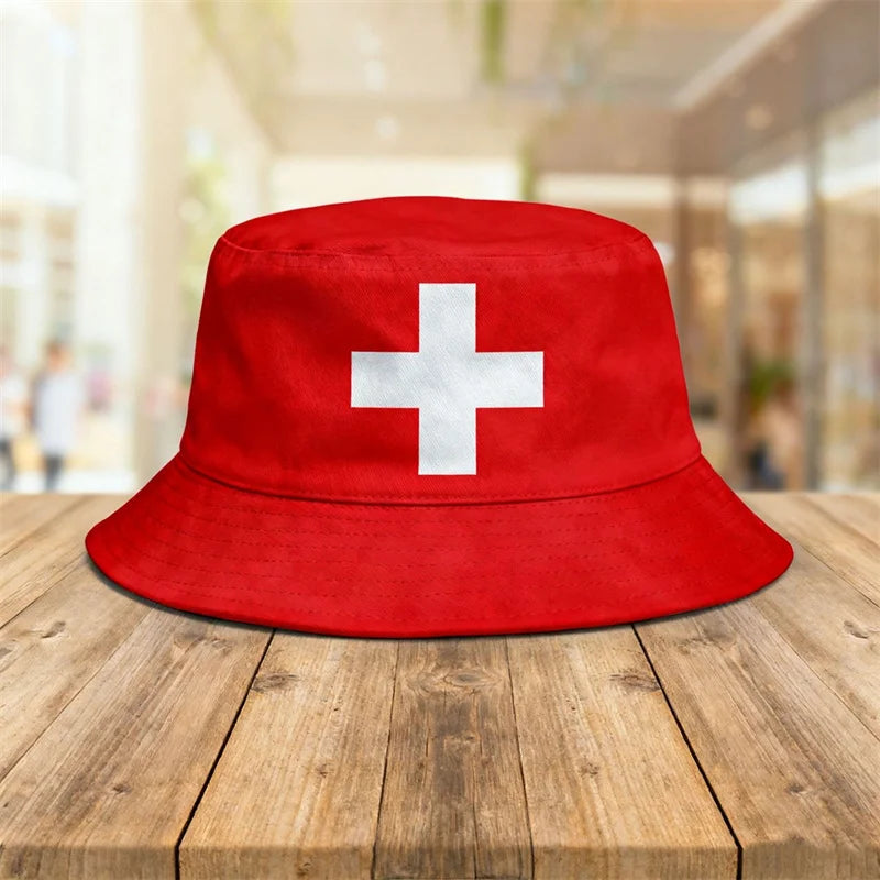 Chapéu Bucket Reversível Bandeira Nacional