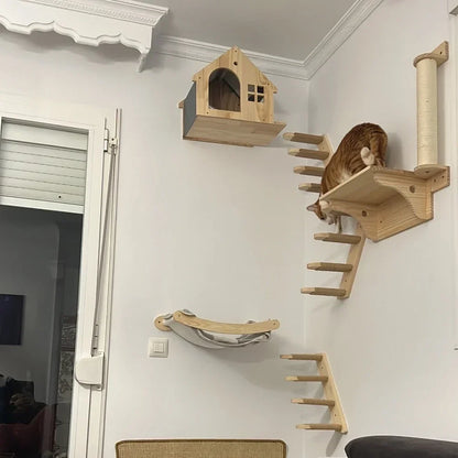 Parque de Escalada Modular para Gatos