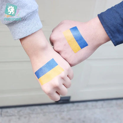 Tatuagens Temporárias de Bandeiras Nacionais