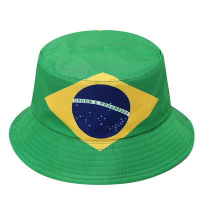 Chapéu Bucket Reversível Bandeira Nacional