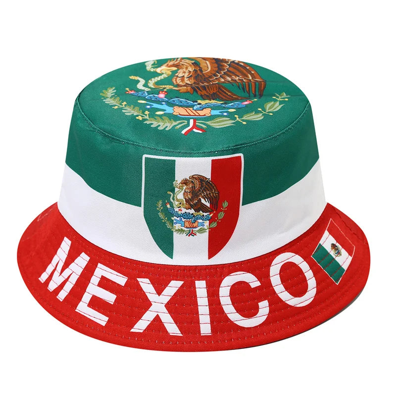 Chapéu Bucket Reversível Bandeira Nacional