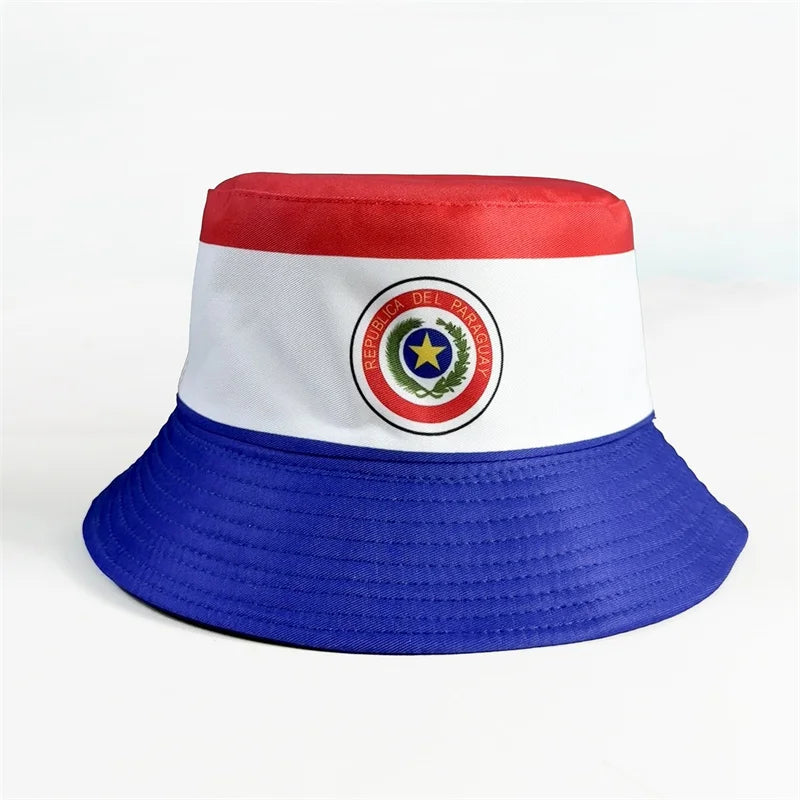Chapéu Bucket Reversível Bandeira Nacional