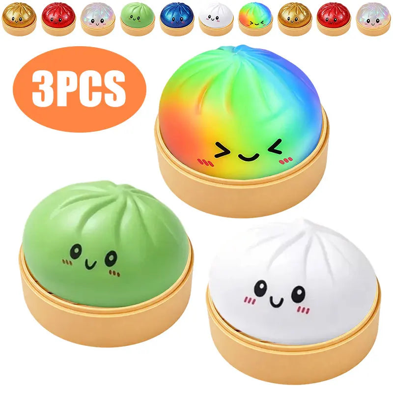 Squishy Mistério Dumpling Arco-Íris