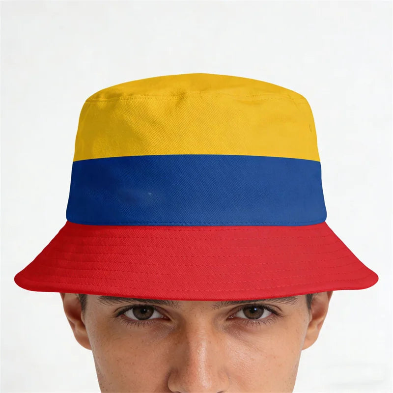 Chapéu Bucket Reversível Bandeira Nacional