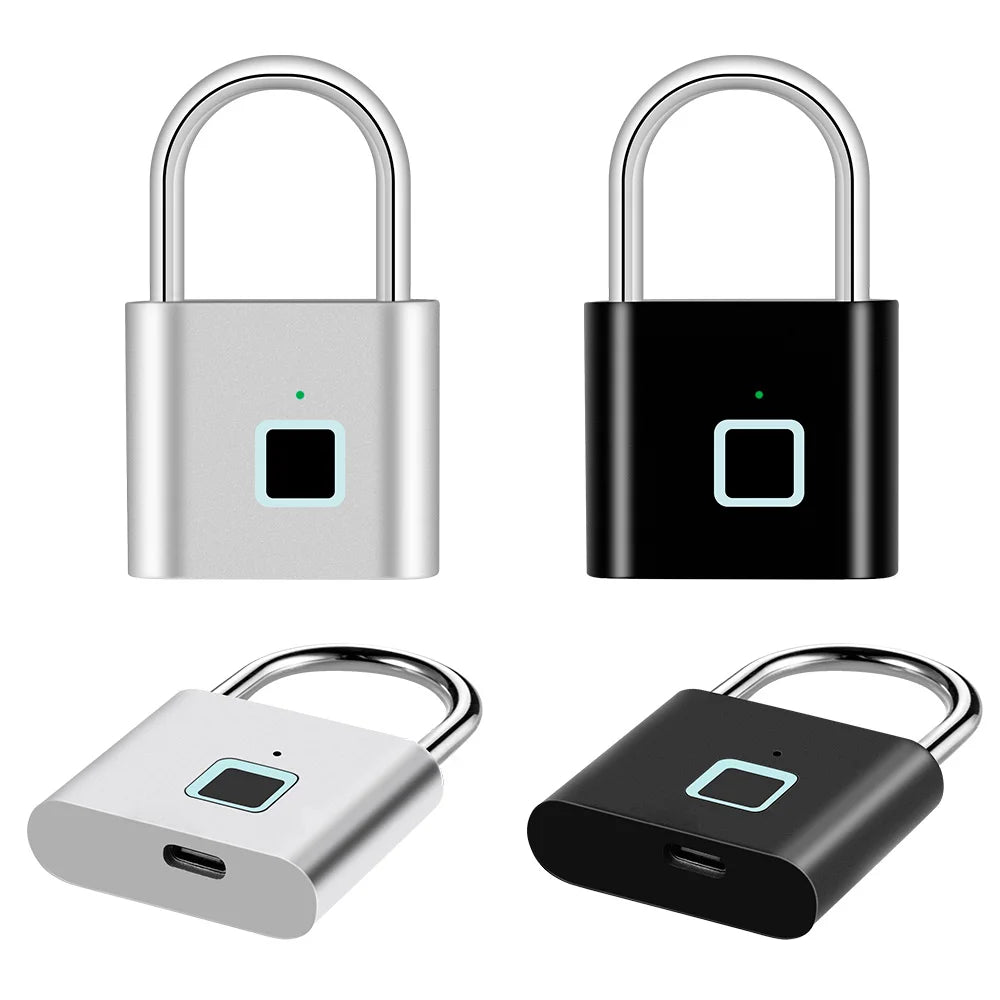 Cadeado Biométrico KERUI – Fingerprint Smart Lock Sem Chave