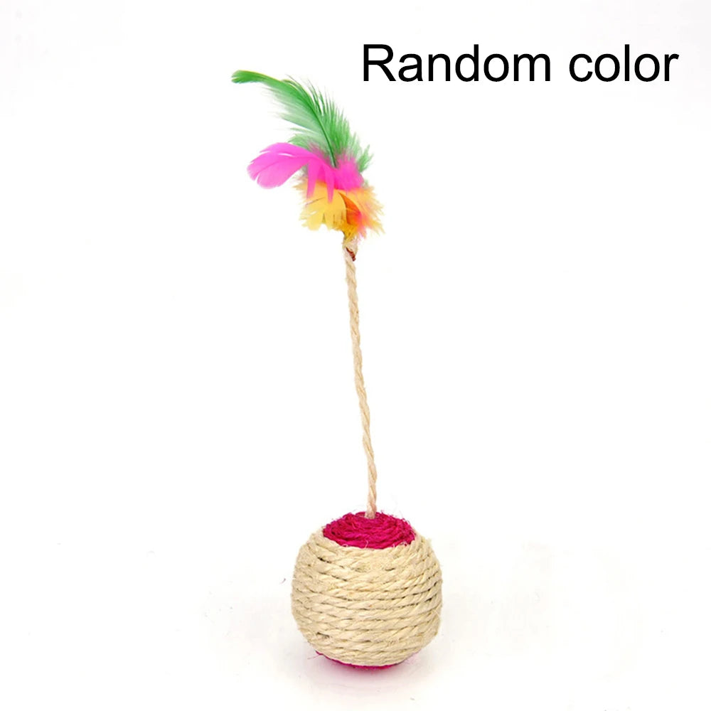 Brinquedo Interativo de Sisal para Gatos