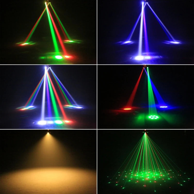 80W RGB LED Moving Head Beam Light – Efeito de Palco Profissional DJ