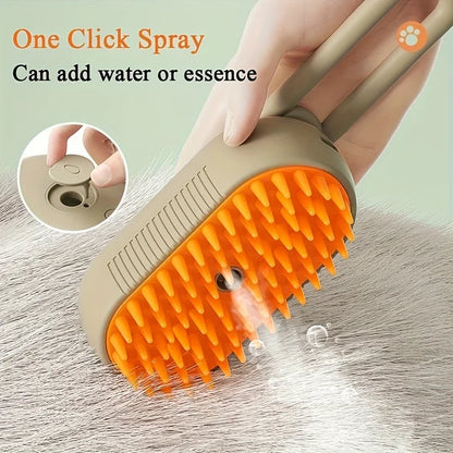 Escova a Vapor para Gatos e Cães